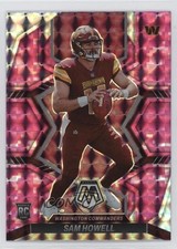 2022 Panini Mosaic Rookies Pink Camo Mosaic Prizm Sam Howell #305 1e52
