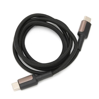 Zine Alloy Type C To Type-C Cable Charging Cord Wire For Mobile Phone Tablet 2M