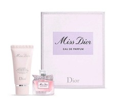 Dior 2pc Miss Dior Eau De Parfum Perfumed Body Milk Lotion Gift Set Travel Size