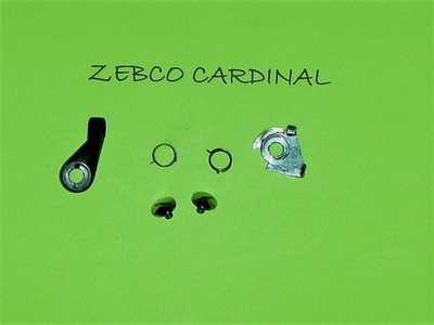 Zebco Cardinal 6 &7  Reel Parts Bail Plate(Metal), Arm, Springs &Screws Lot 63