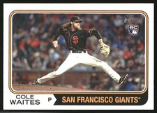 2023 Topps Heritage #258 Cole Waites RC