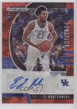 2020-21 Panini Prizm Draft Picks Prospect Red Ice EJ Montgomery #PA-EJ Auto 07hv