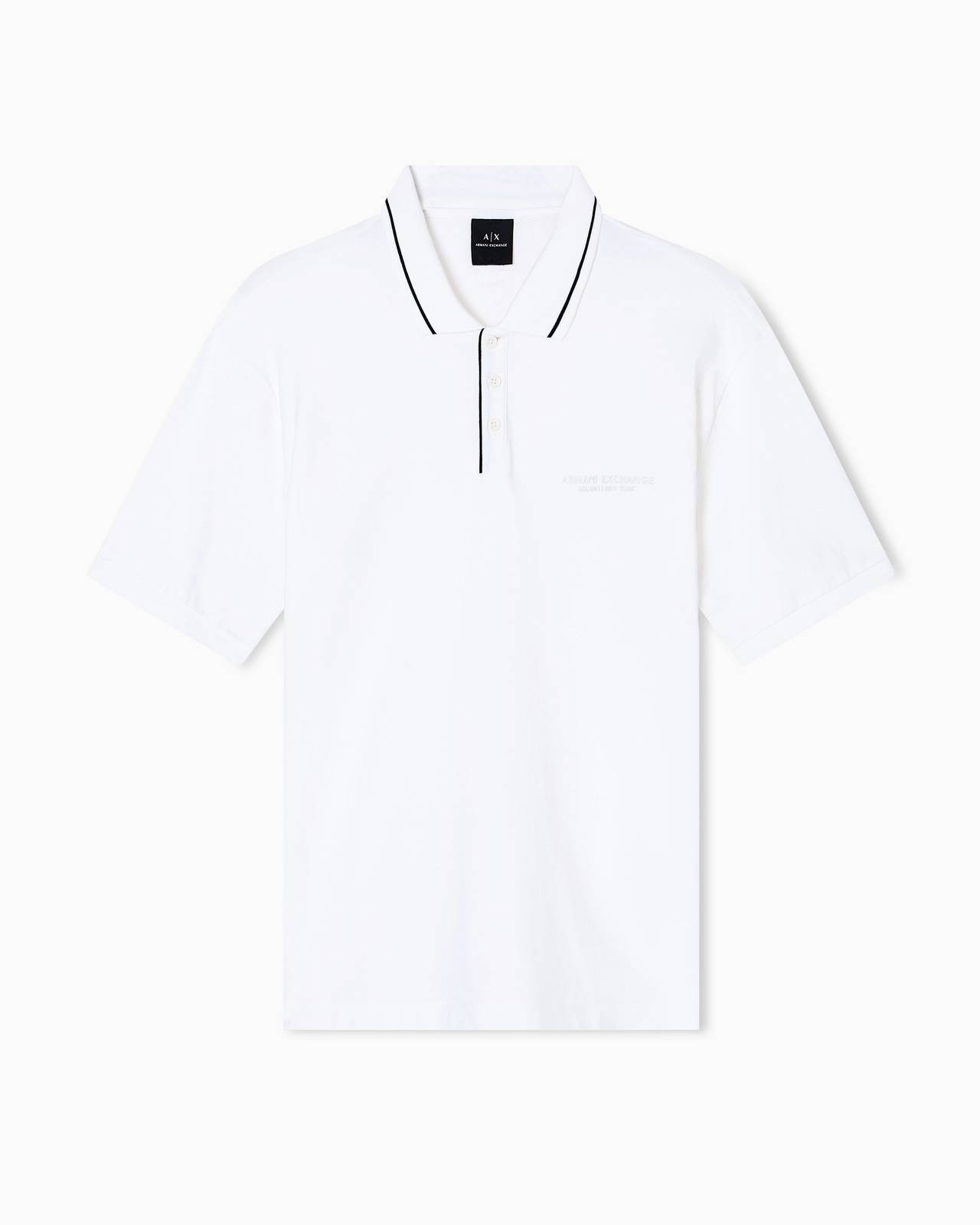 Armani Exchange Poloshirt wei - Gre M Herrenbekleidung Polo Kurzarm 13090₽