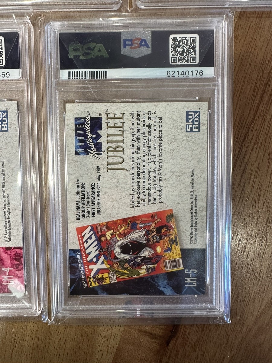 1992 SkyBox Marvel Masterpieces Lost Ladies chase insert complete