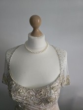 Real Pearl Neclace 7mm/ White/ Round