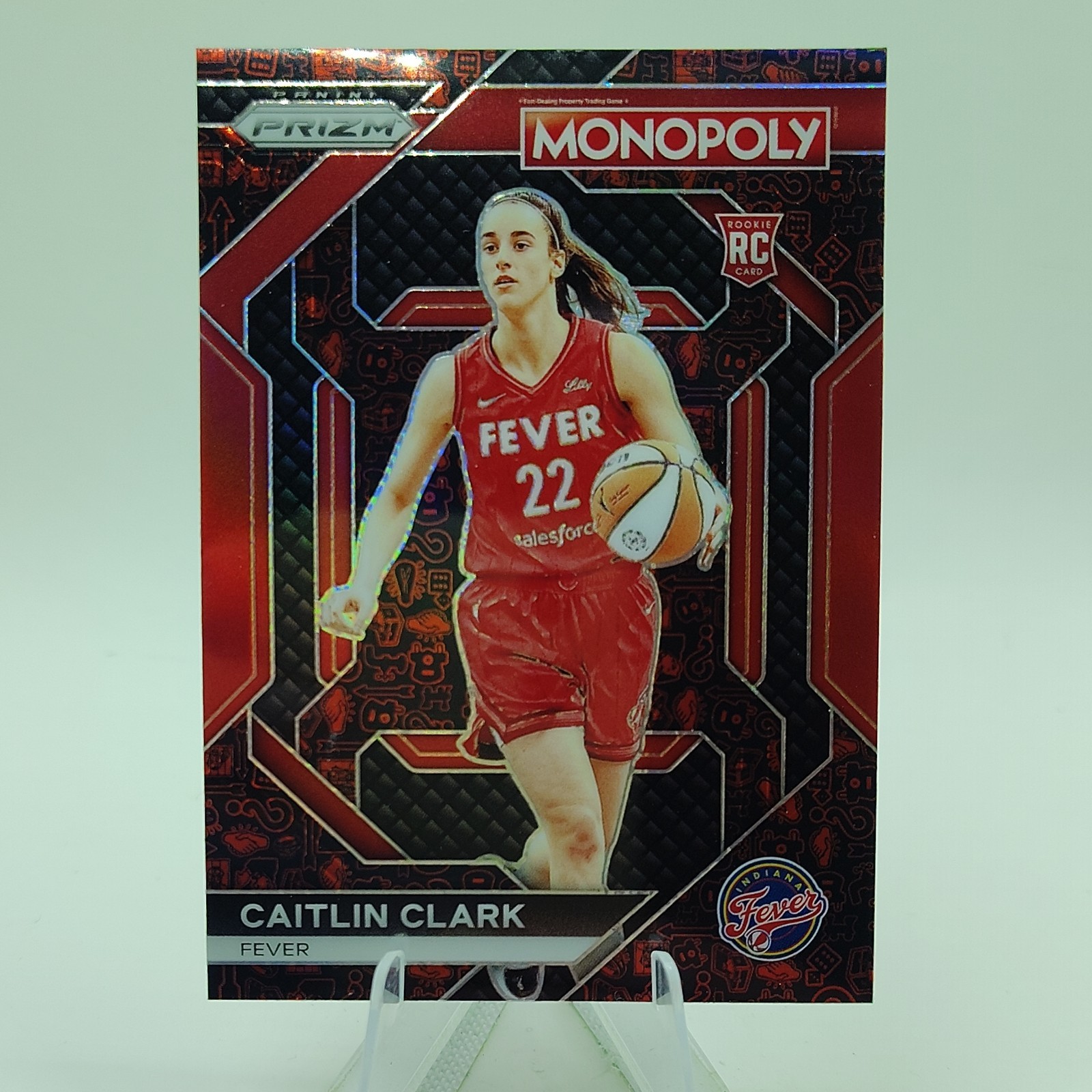 2024 Panini Prizm Monopoly #WNBA27 Caitlin Clark Classic Icons Red Prizm Mint 🔥