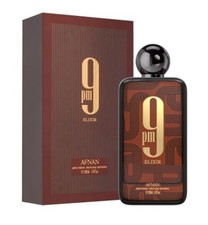 Afnan 9 PM Elixir Unisex Extrait de Parfum, 3.4 Fl. Oz.