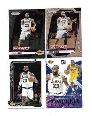 LEBBRON JAMES X 4 ( MONOPOLY PRIZM, INSERT + 2