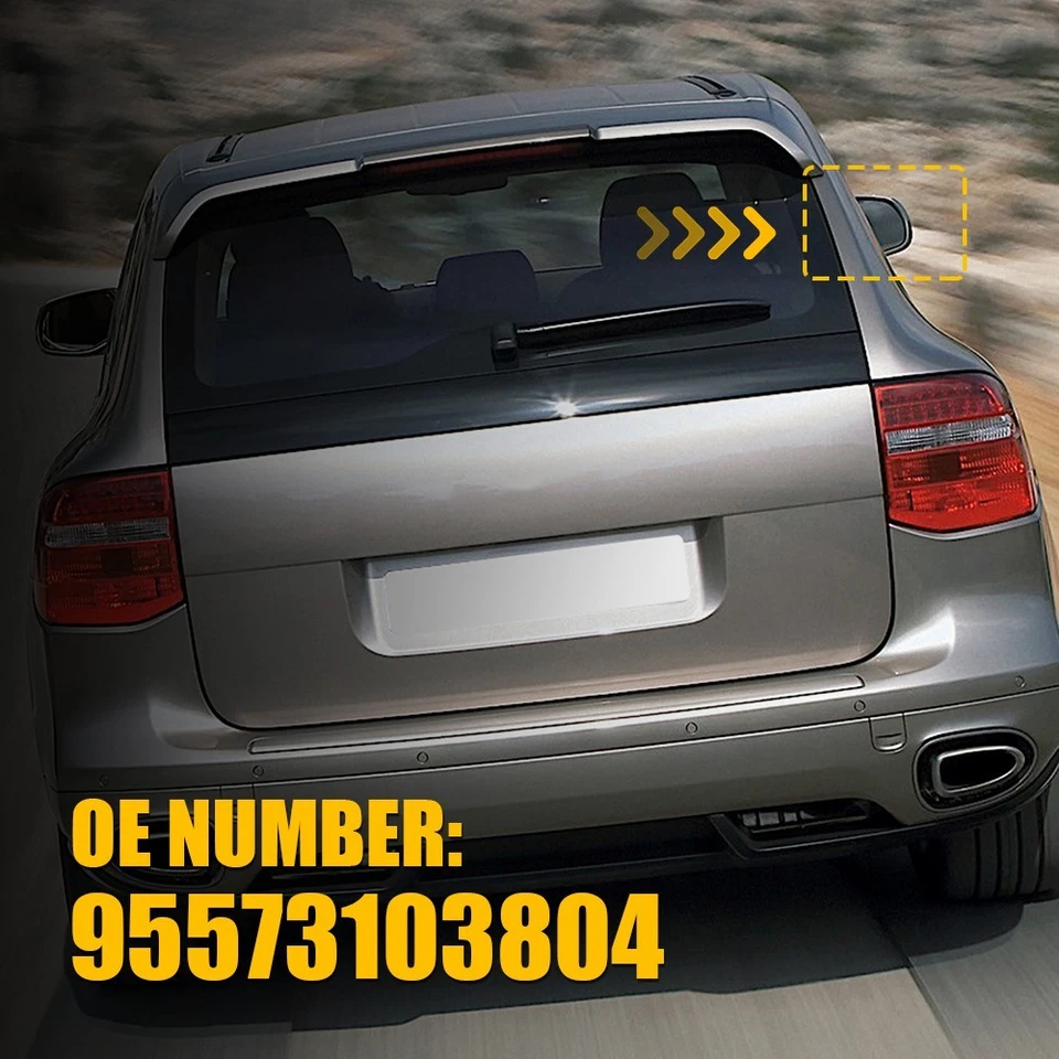 NUEVO espejo retrovisor de repuesto de vidrio lado del pasajero para Porsche Cayenne 2008 2009 2010 Foto 3 de 4