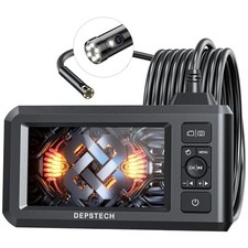 1080P Digital Endoscope with Dual Lenses & Bright LED for Plumbing & Automotive