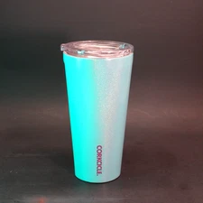 USED Corkcicle 16oz Triple Insulated Stainless Steel Classic Tumbler "Mermaid"