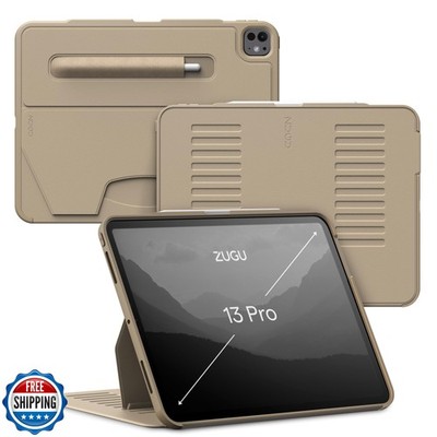 Zugu Case for iPad Pro 13 (M4) 2024, Slim Protective Cover with