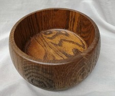 Quality Heirloom Walnut Wood Salad Bowl, Brown, 5in Round, MPN 3,448,889