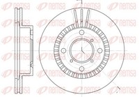 2X Bremsscheibe Remsa 6553.10 FüR Eg Suzuki Baleno 235Mm SY413 16V SY416 4X4 Gtx