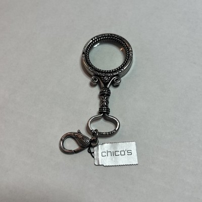 Chicos 2009 Limited Edition St. Judes Looking Glass Keychain In Gift Box