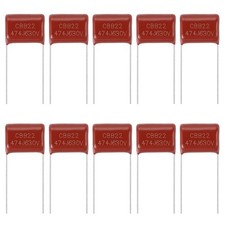 100pcs CBB22 Capacitor 630V 474J 0.47UF Metallized Polypropylene Film Capacitors