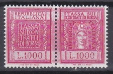 ITALIA 1977 - Marca da bollo per contratti di borsa nuova
