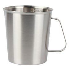 Dicker Edelstahl-Messbecher mit Waage Milchtee Tasse Küchenback-Messbecher