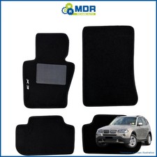 Serie 4 Teppiche Teppetini Aus Moquette Schwarz F�r BMW X3 E83 2003-2011