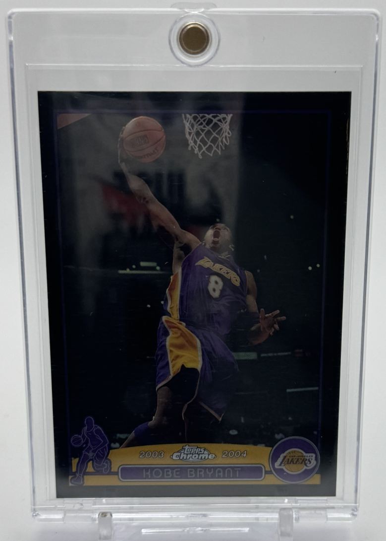 2004-05 Topps Chrome Refractors Black Kobe Bryant 416/500 Los Angeles Lakers #36