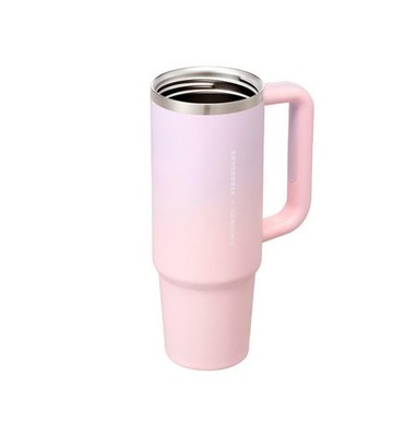 STARBUCKS Korea 2026 Cherry Blossom Stanley Quencher Tumbler 887ml