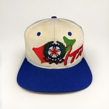 Vintage 1994 Italy World Cup Hat USA 94 Snapback Wool Blend Soccer Cap, SPORTIS
