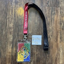 Wizarding World Harry Potter Hogwarts Lanyard with Photo Badge Holder 20" Long