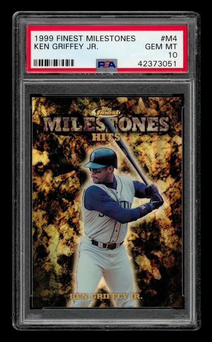 1999 Finest Milestones: #M4 Ken Griffey Jr. /3000 PSA 10 GEM MINT