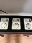 Kennedy Half Dollar Silver Reverse Proof NGC PF70 Set 2014-W, 2018-S, 2019-S