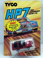 Tyco '82 Camaro Z28 Dark Red Silver Orange Yellow Stripe HP7 HO Slot Car 6976