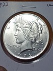 1922 P BU GEM PEACE SILVER DOLLAR UNC MS+++ U.S. MINT RARE COIN 5851 — photo 1