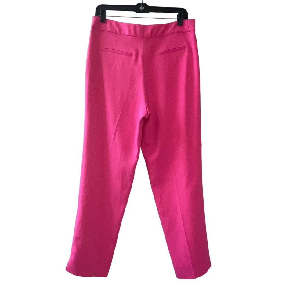 Jay Godfrey Barbie Pink High Waist Tapered Crop Trousers Size 4  - Image 3 of 4
