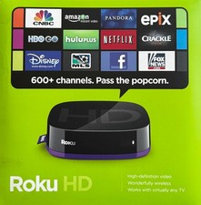 NEW with UNOPENED BOX Roku HD Media Streamer 2500R - Black
