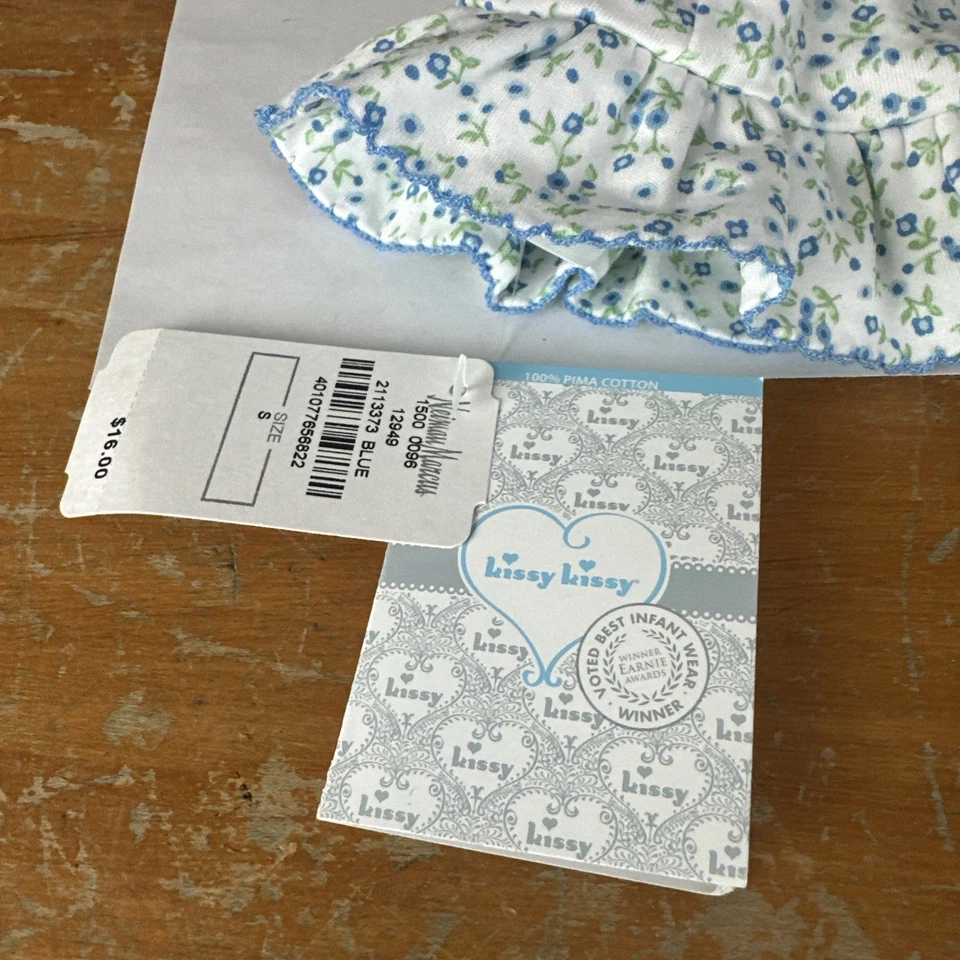 Sombrero con Volantes Kissy Kissy Talla Pequeña 0-3 Meses Nuevo Con Etiquetas Foto 4 de 4