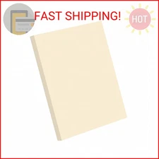 Cream Pastel Color Card Stock Paper, 67lb Cover Medium Weight Cardstock, for Art