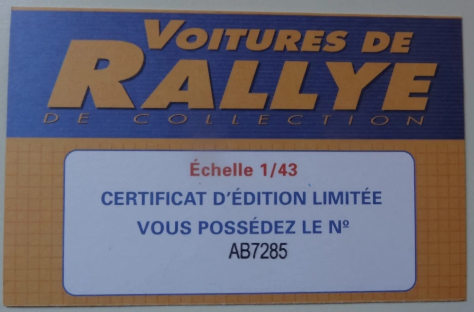 Peugeot - 206 WRC - Rallye Monte-Carlo 2003 - Burns Richard, Reid Robert - 1/43 - Photo 3/4