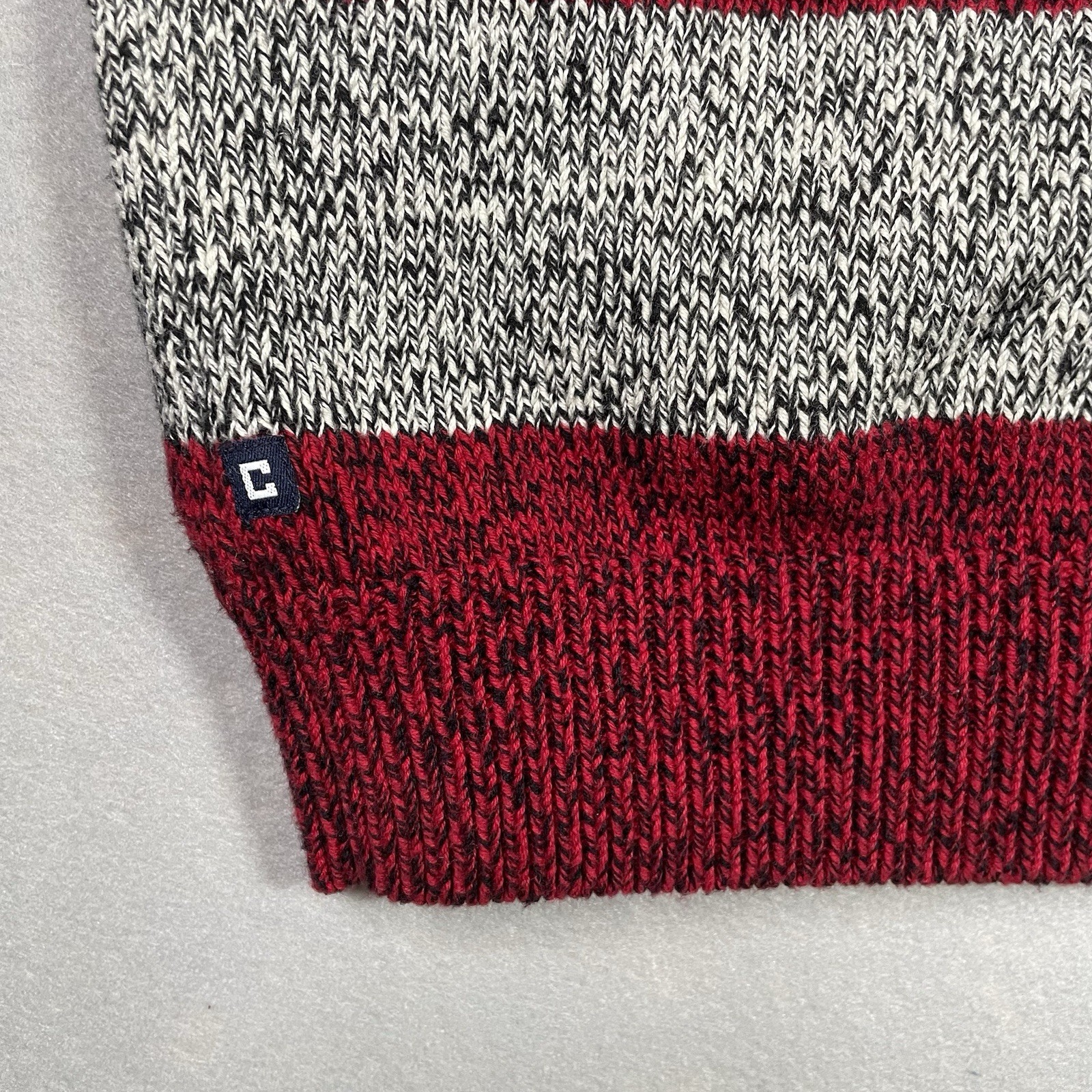 CHAPS Turtleneck Button Sweater Pullover Grey,Red… - image 4