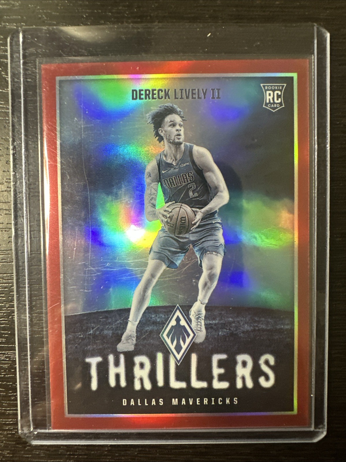 2023-24 Panini Phoenix - Thrillers Dereck Lively #6 Red /125 (RC)