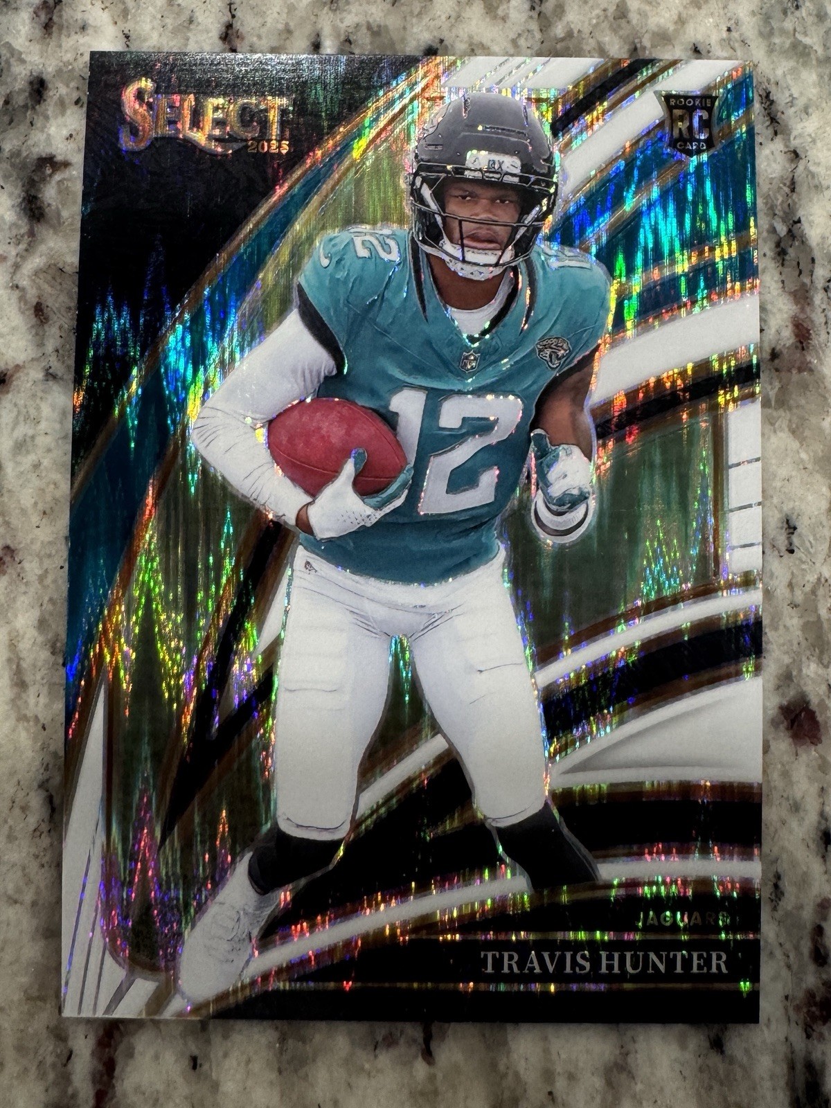 🔥🔥2025 Panini Select Travis Hunter RC White Shock Prizm /799 Club Level 🔥🔥