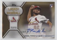 2019 Topps Legacy of Baseball Series 2 Gold 7/50 Daniel Ponce de Leon Auto 1t3