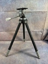 Vintage Davidson Star D Ultralight Aluminum Tripod Black Telescoping