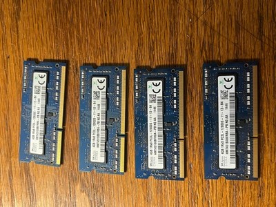 SK Hynix 4GB 1RX8 PC3L-12800S-11-13-B4 Laptop Memory RAM HMT451S6BFR8A-PB