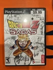 Dragon Ball Z Sagas PlayStation 2 PS2 Game CIB Complete Manual
