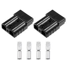 Kit Connecteur Rapide 50A pour Voiture, 2 Ensembles, Prise Noir