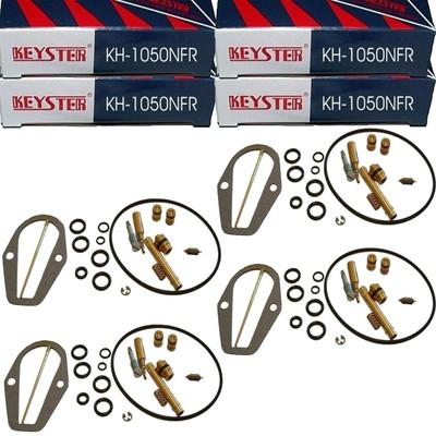 4x Vergaser Reparatursatz für Honda CB 500 K Four CB500 1971-1977 Keyster 4 Kits