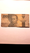 Indonesia 2000 Rupiah Banknote World Paper Money Currency Bill Note 2016