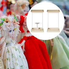 Figure Display Case Display Box Countertop Doll Storage Box for Mini Toys