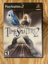 Timesplitters 2-Playstation 2-Game-Case-Art-Black Label-TESTED