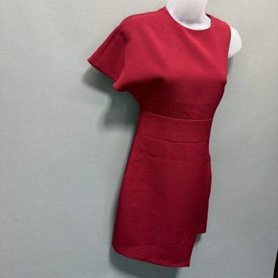 red short sleeve bodycon dress Alexiroe Short Sleeve Bodycon Bandage Dress