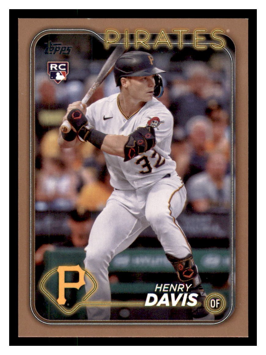Henry Davis 2024 Topps Rookie /2024 Gold #295 Pittsburgh Pirates